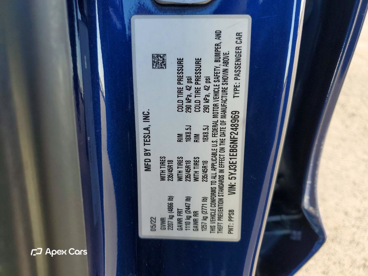 Tesla Model 3 2022