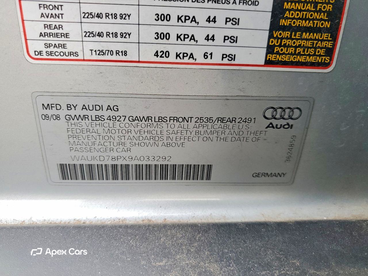 Audi A3 2009