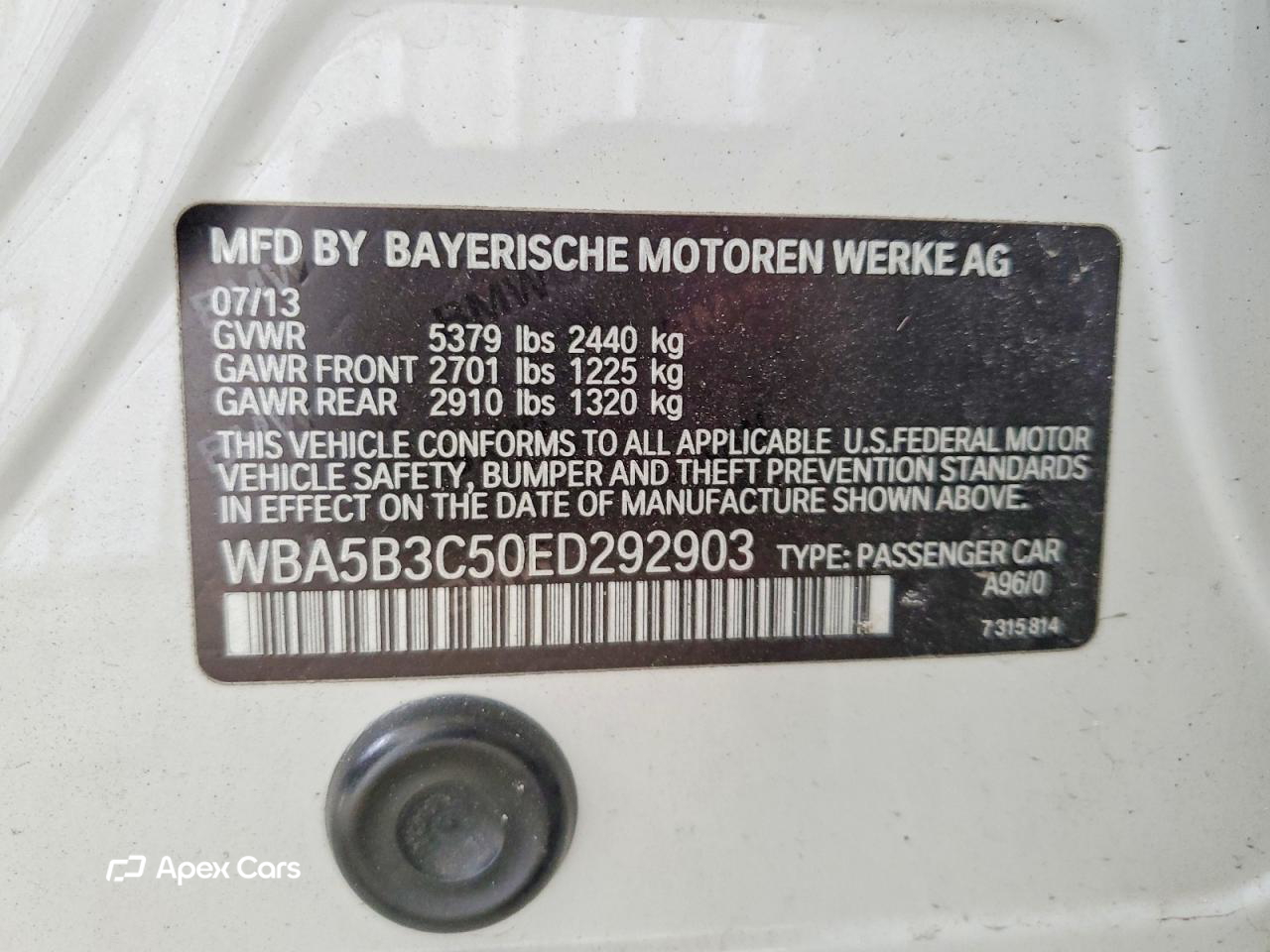 BMW Series 5 2014