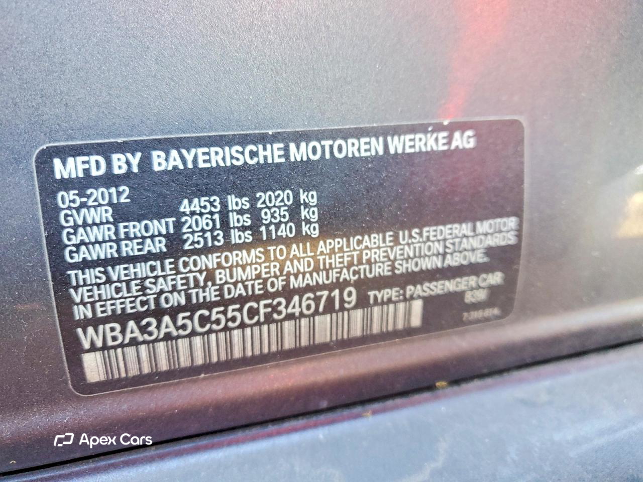 BMW Series 3 2012