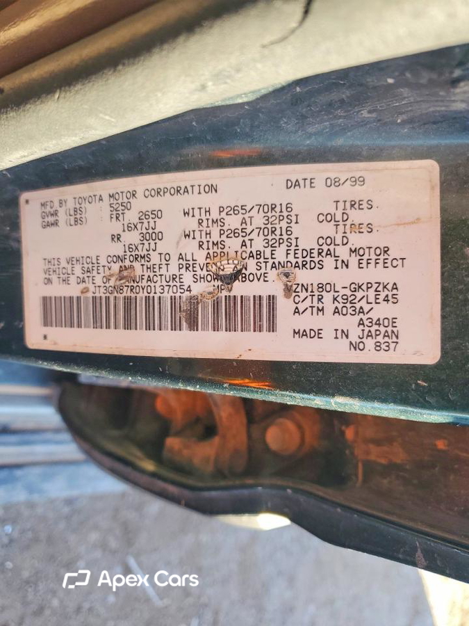 Toyota 4Runner 2000
