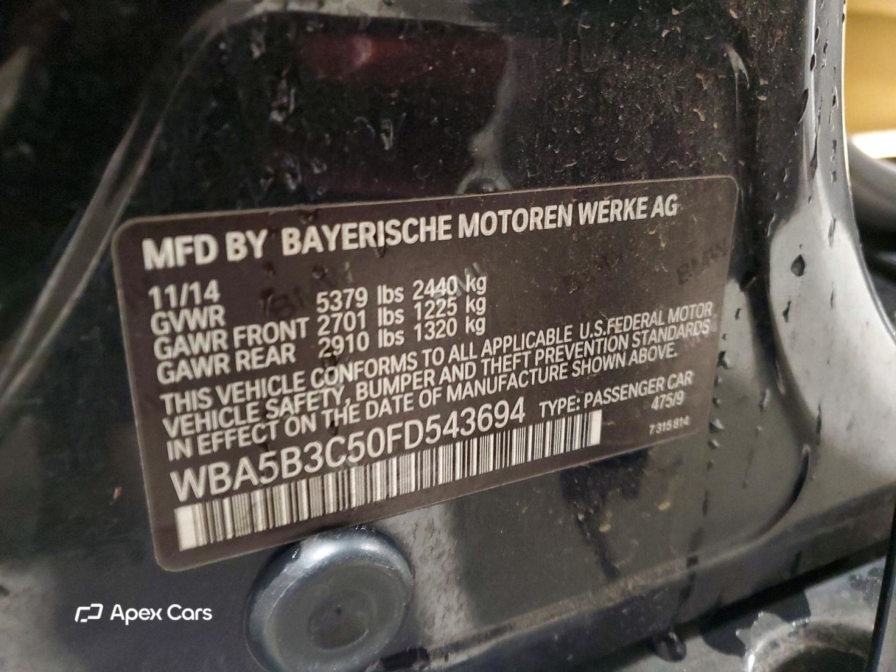 BMW Series 5 2015