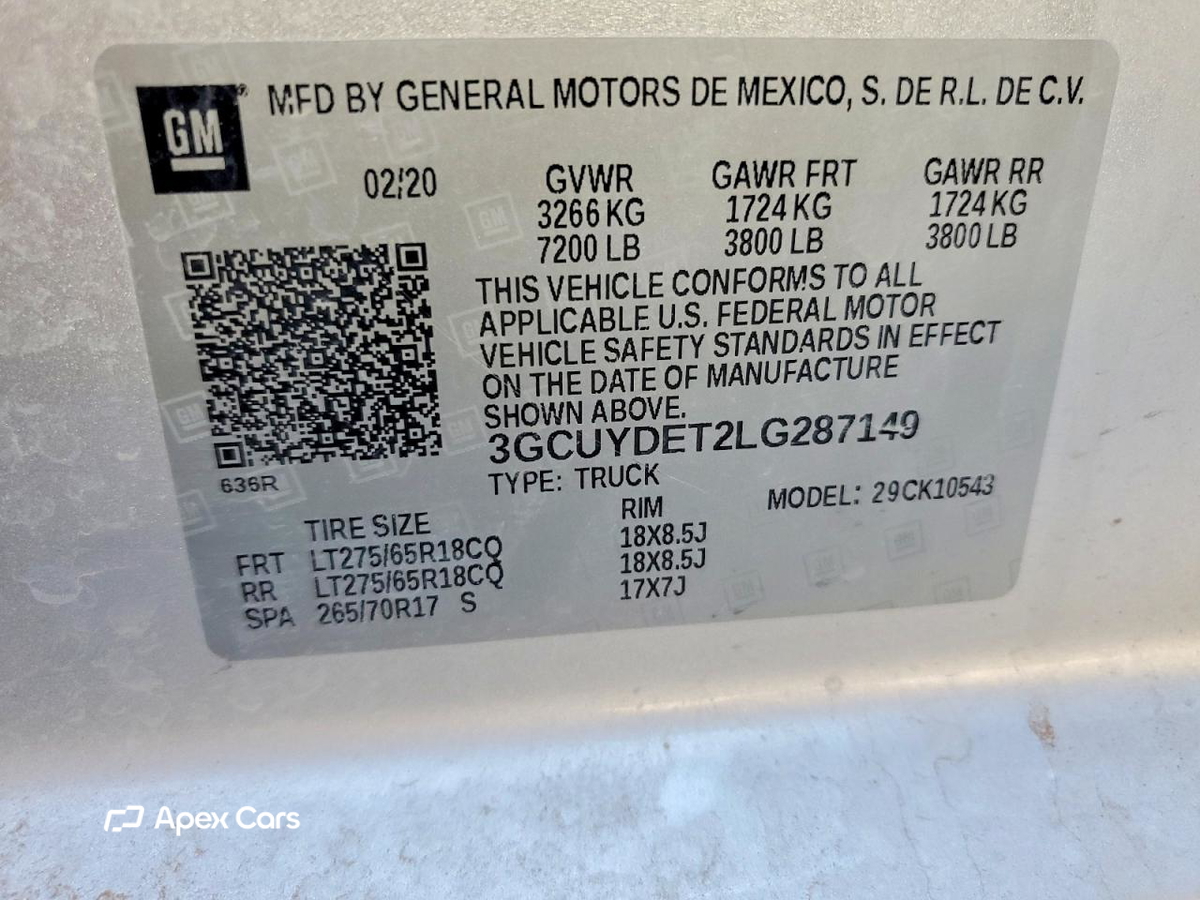 Chevrolet Silverado 2020