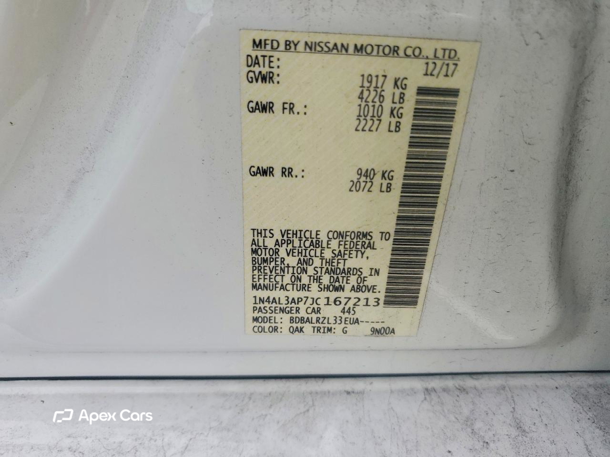 Nissan Altima 2018