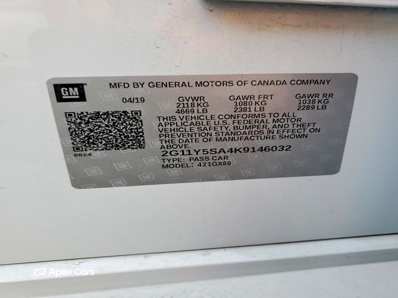 Chevrolet Impala 2019
