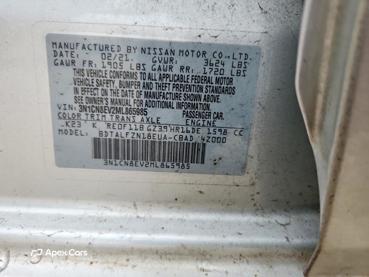 Nissan Versa 2021