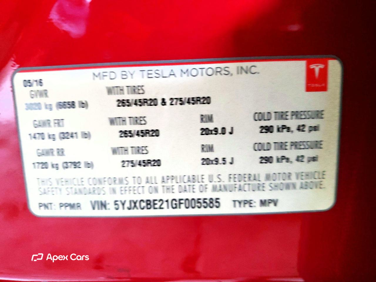 Tesla Model X 2016