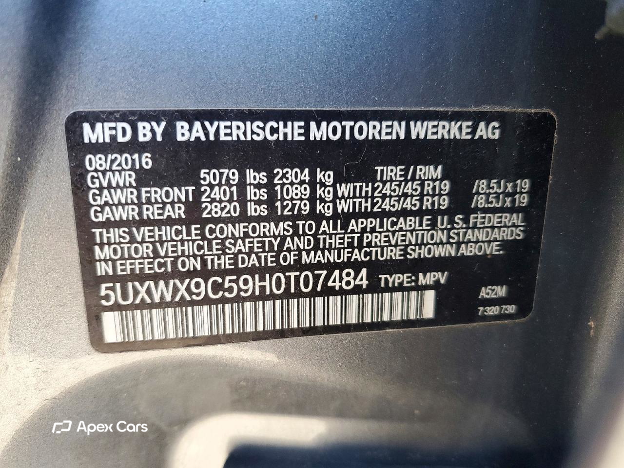 BMW X3 2017