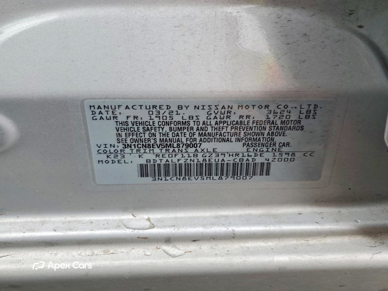 Nissan Versa 2021