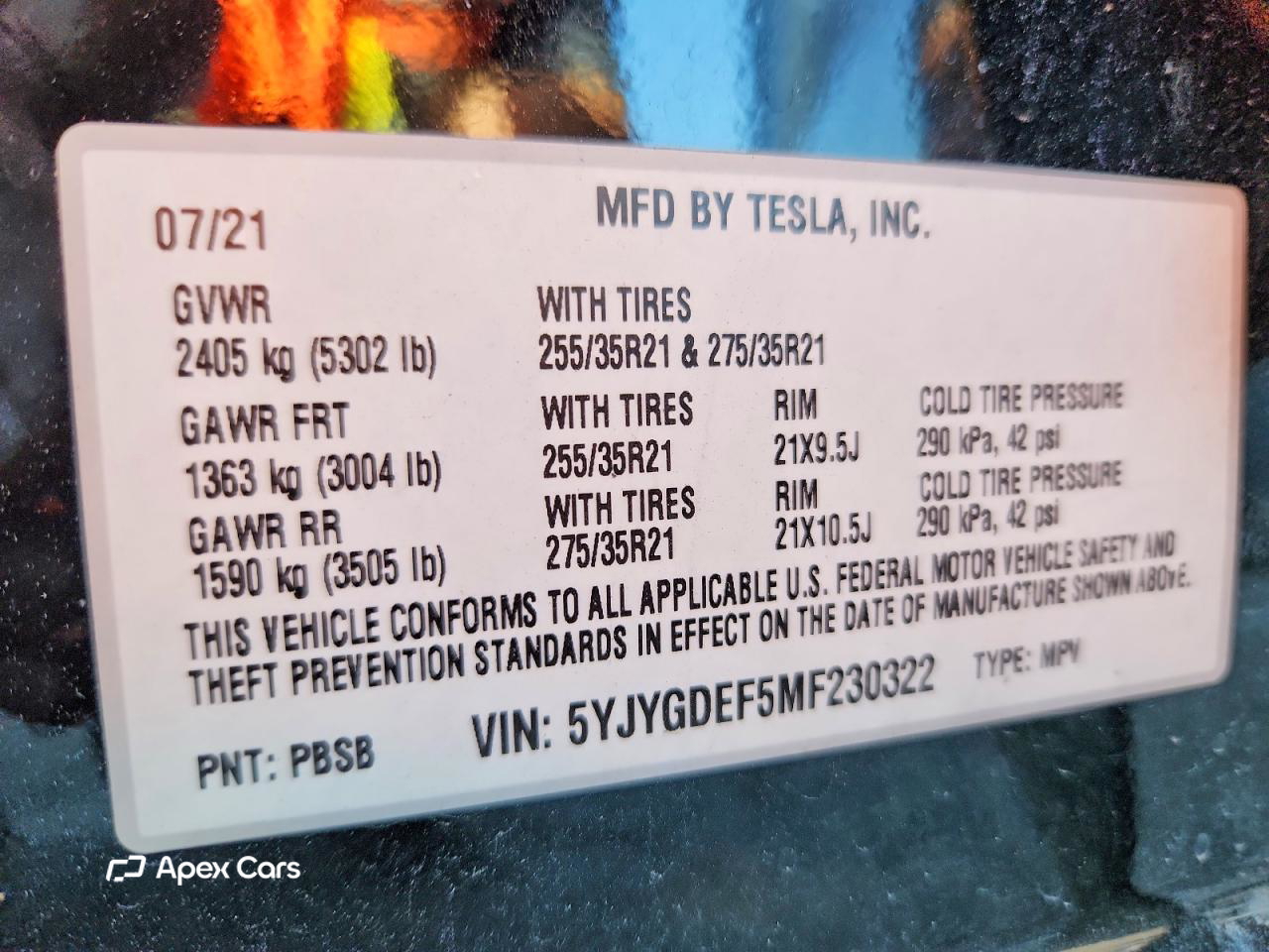 Tesla Model Y 2021