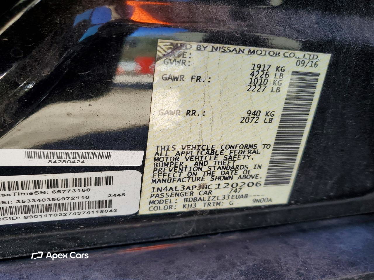 Nissan Altima 2017