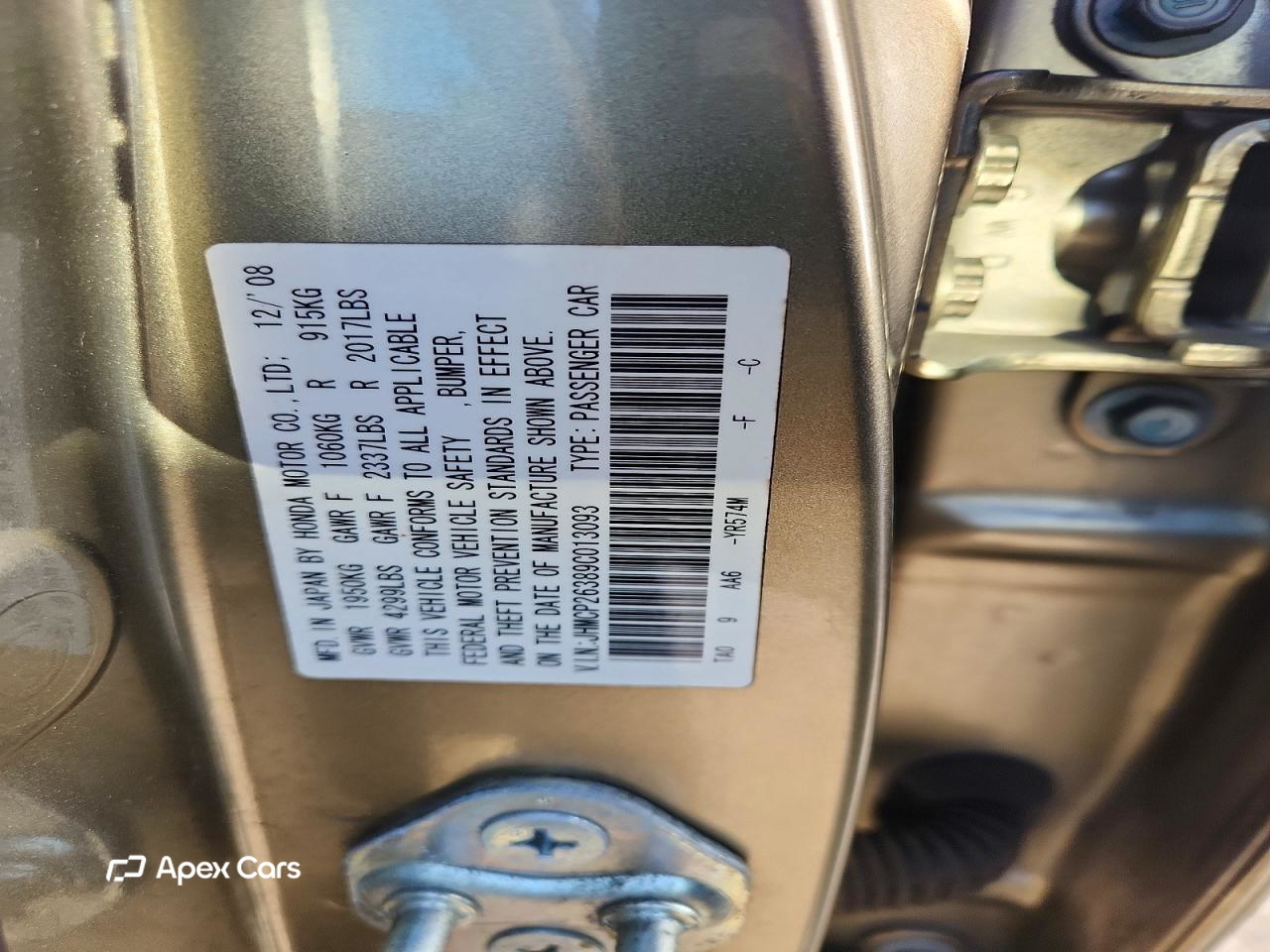 Honda Accord 2009