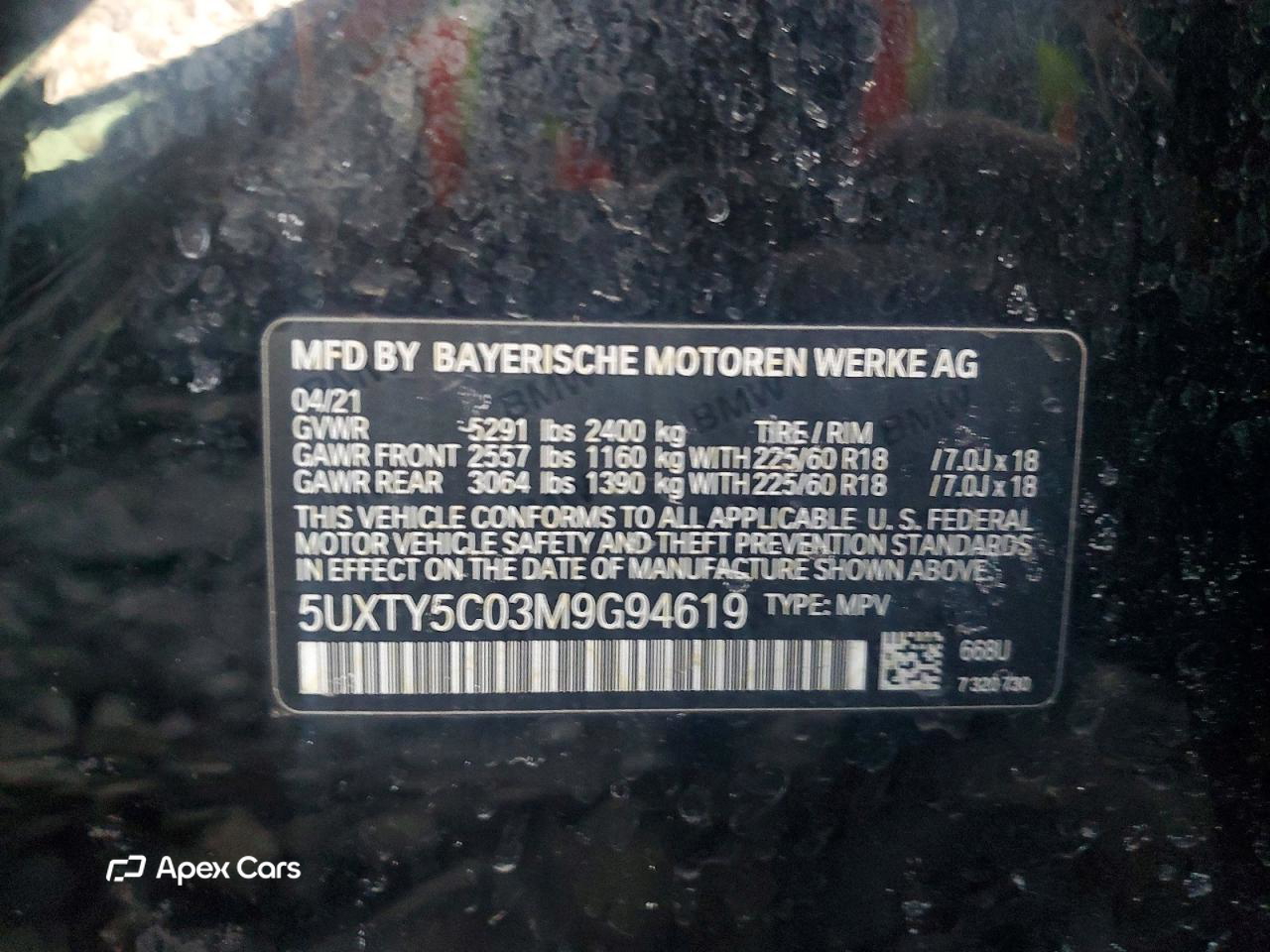 BMW X3 2021