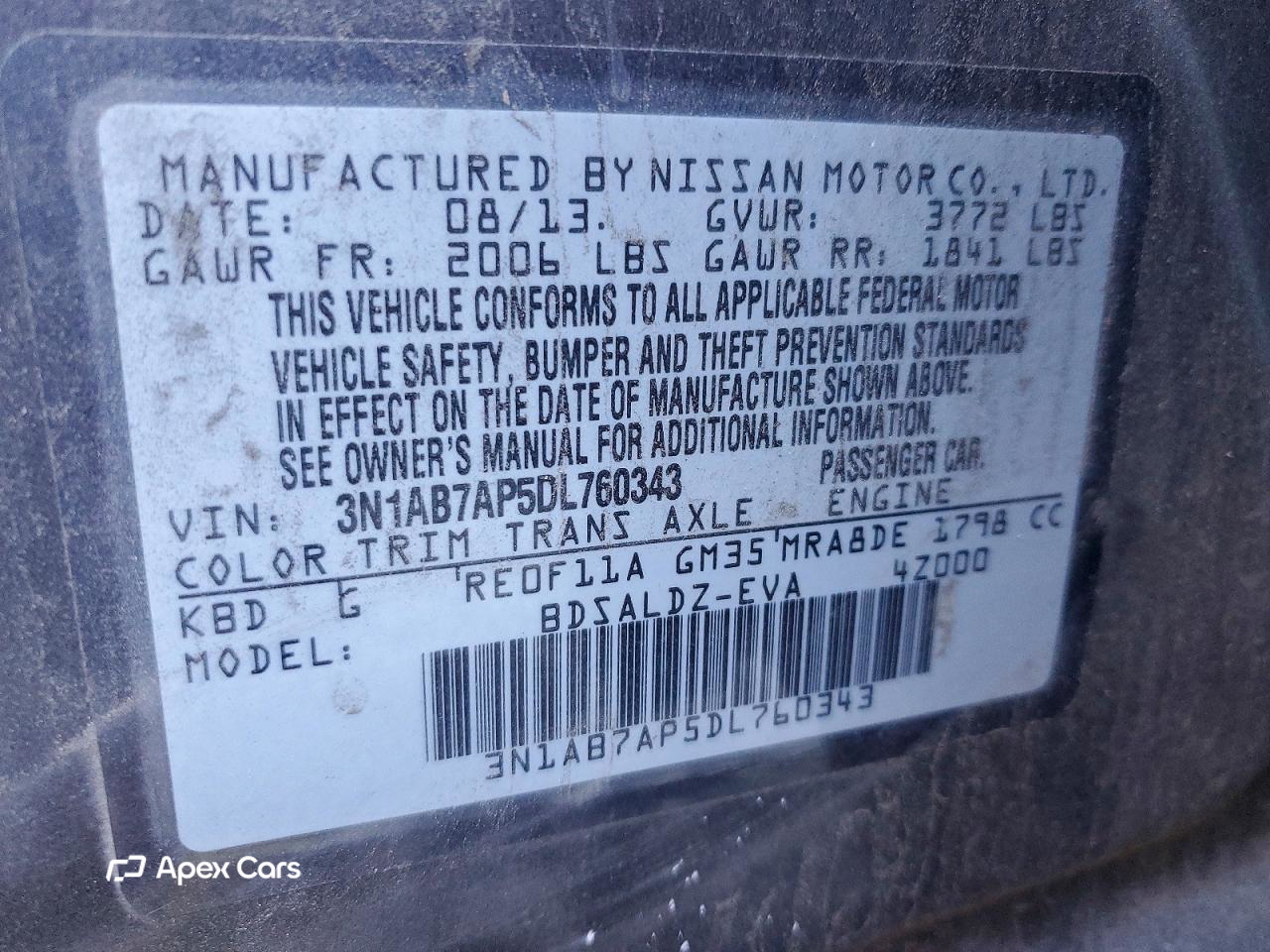 Nissan Sentra 2013