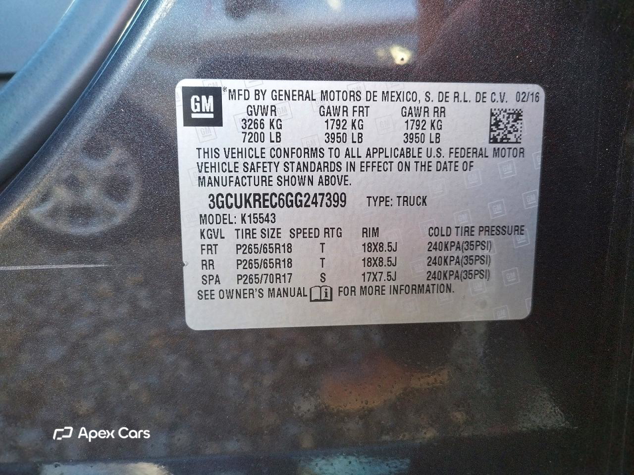 Chevrolet Silverado 2016
