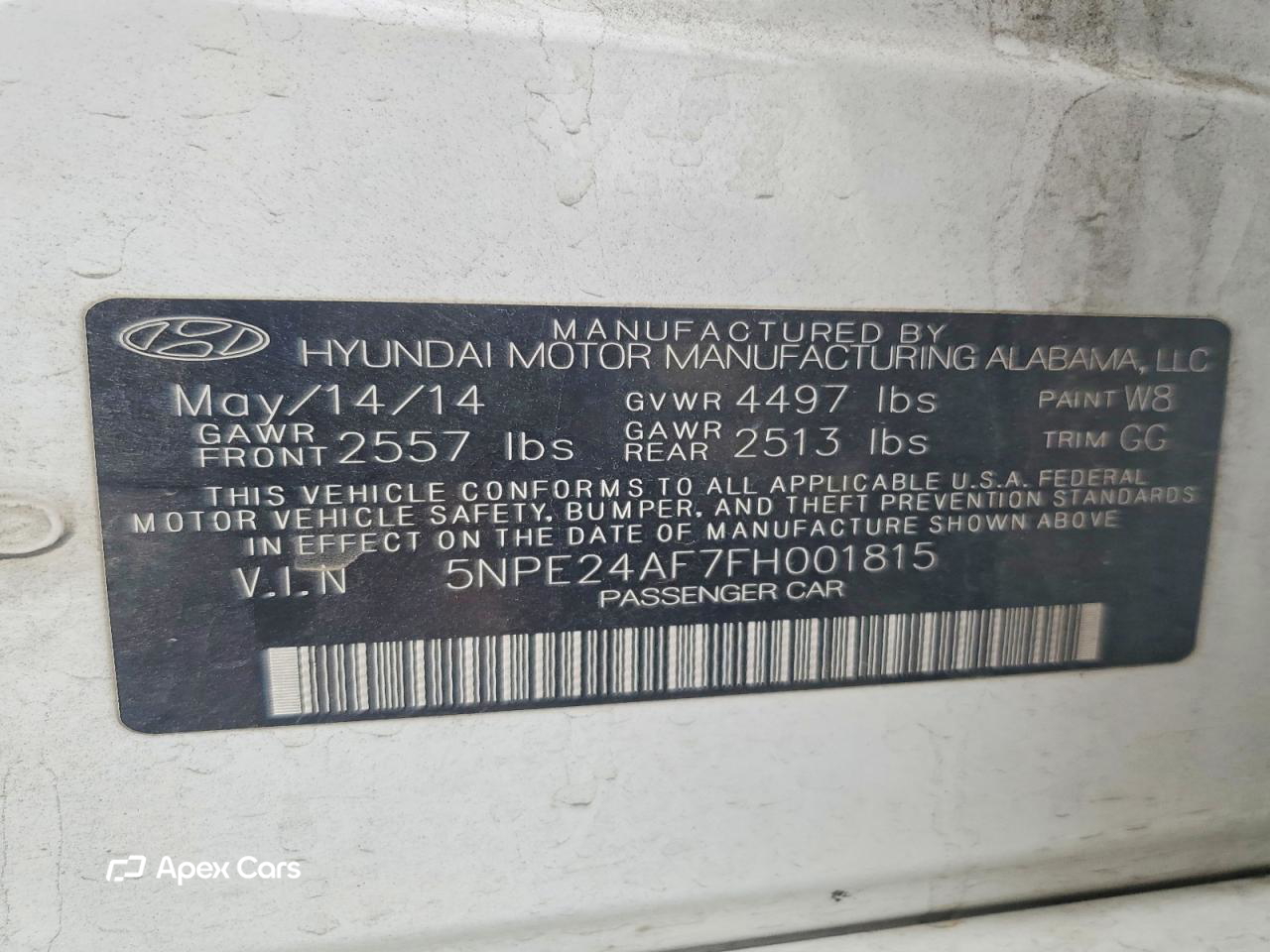 Hyundai Sonata 2015