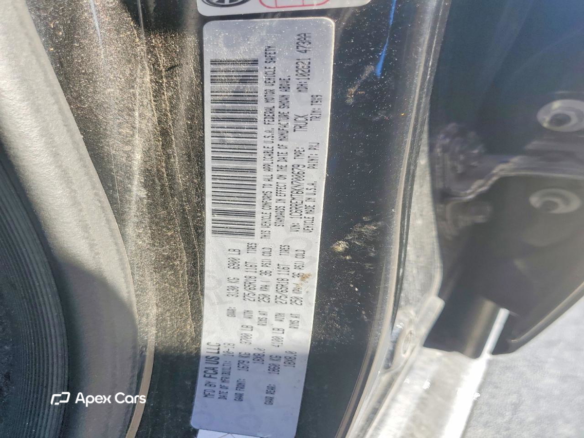 RAM 1500 2019