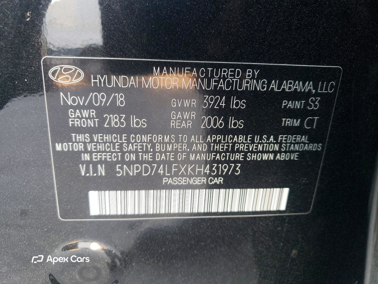 Hyundai Elantra 2019