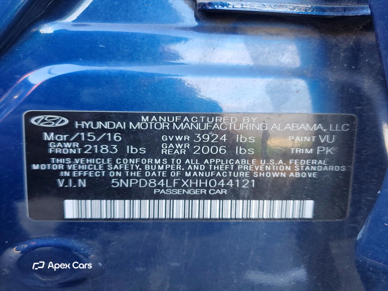Hyundai Elantra 2017