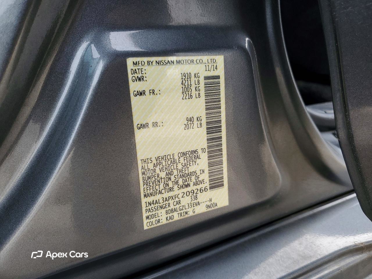 Nissan Altima 2015