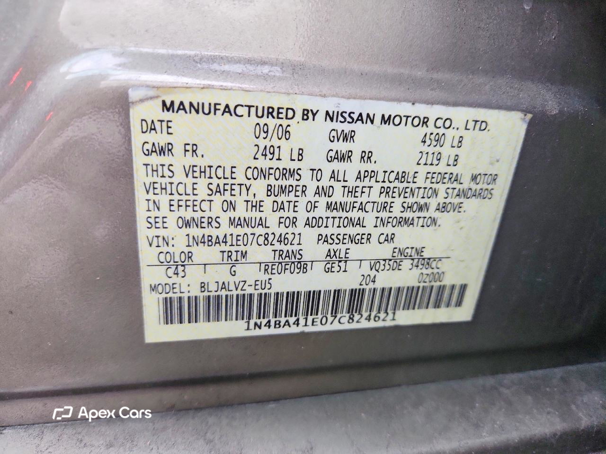 Nissan Maxima 2007