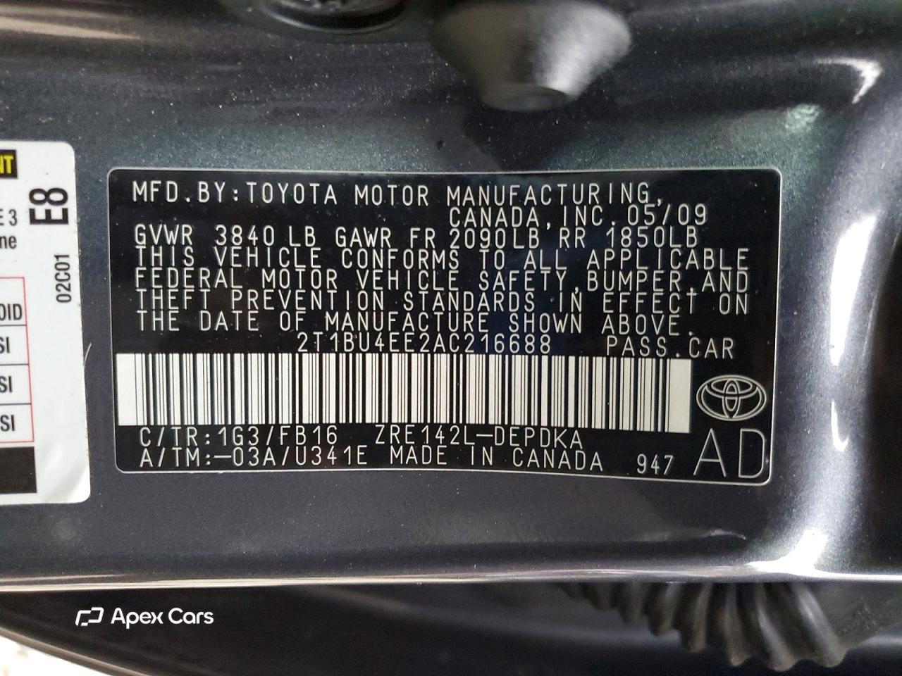 Toyota Corolla 2010