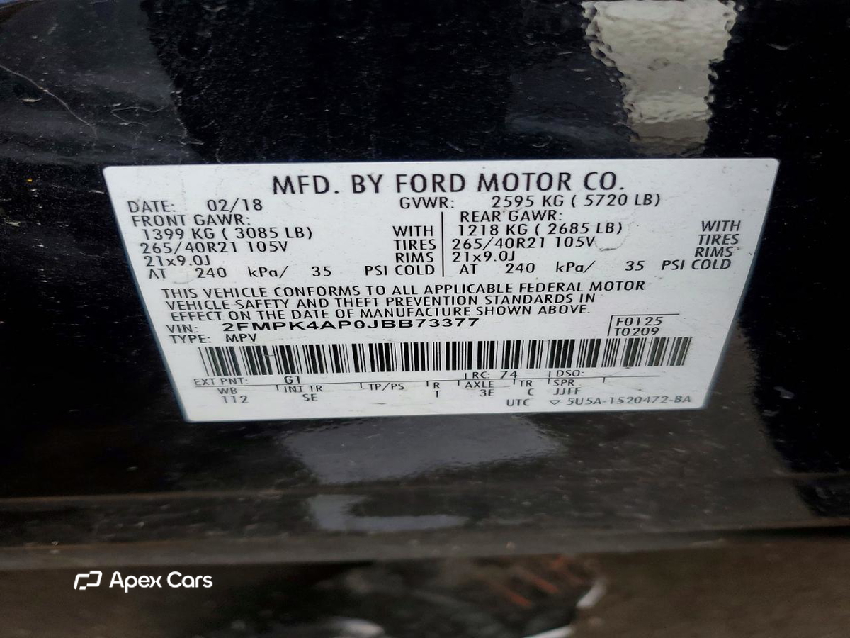 Ford Edge 2018