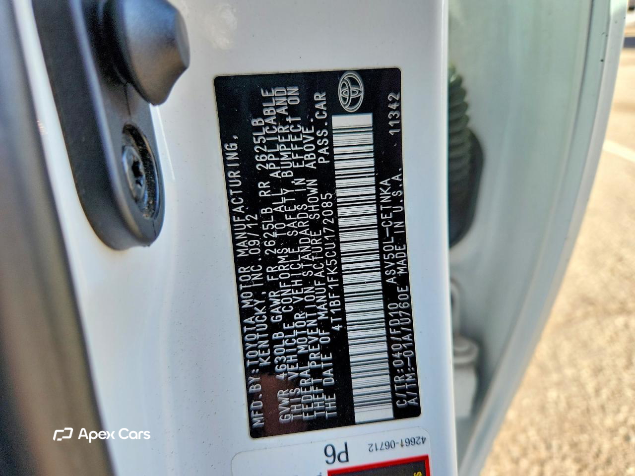 Toyota Camry 2012