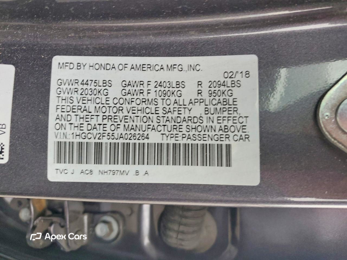 Honda Accord 2018