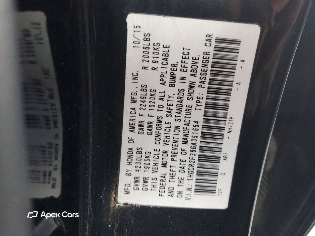 Honda Accord 2016