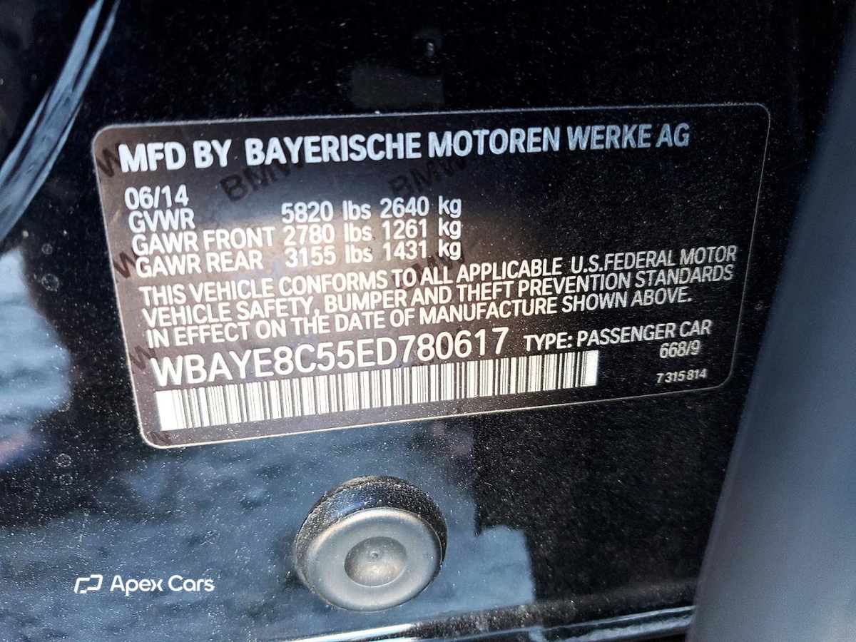 BMW Series 7 2014