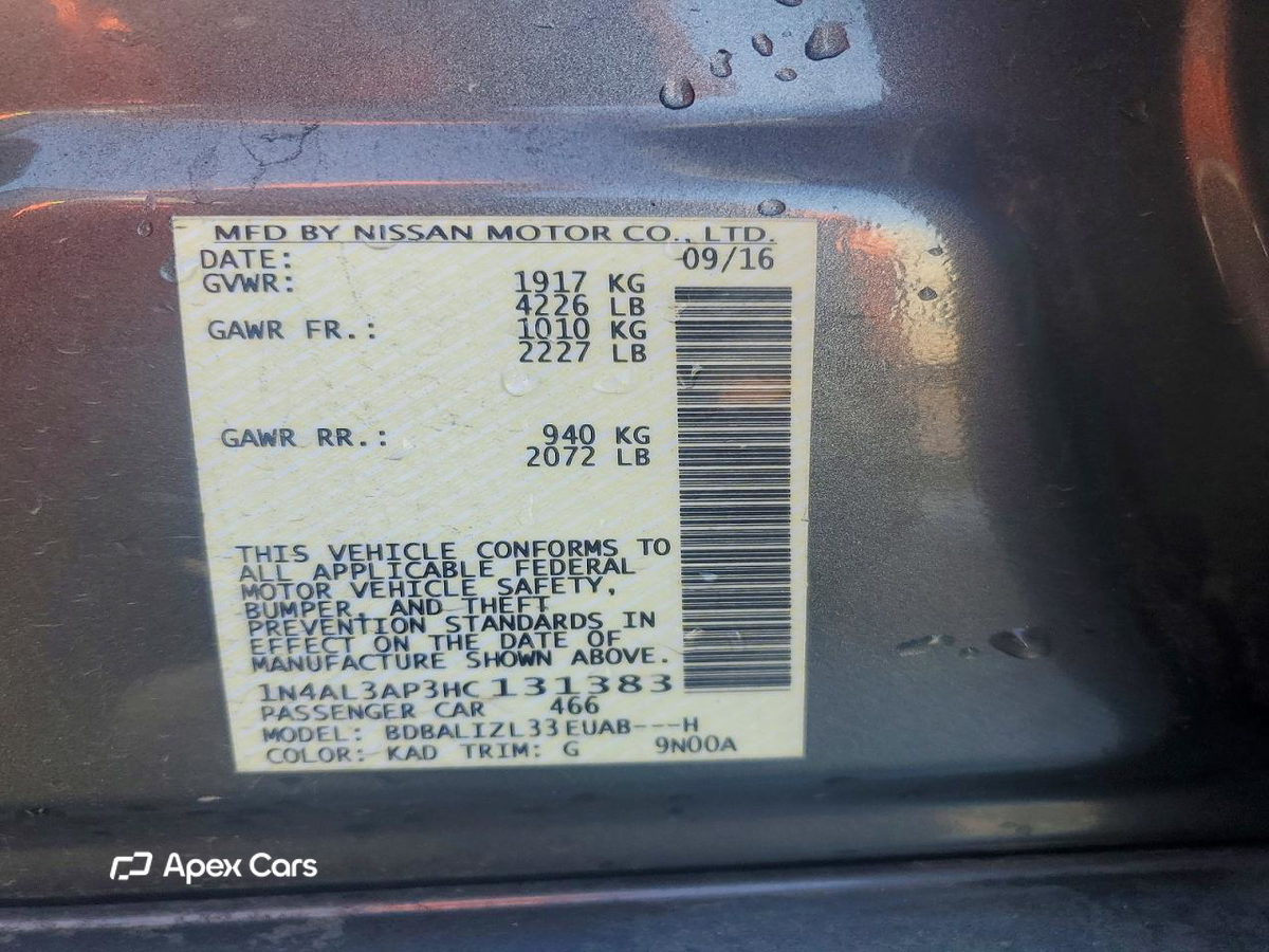 Nissan Altima 2017