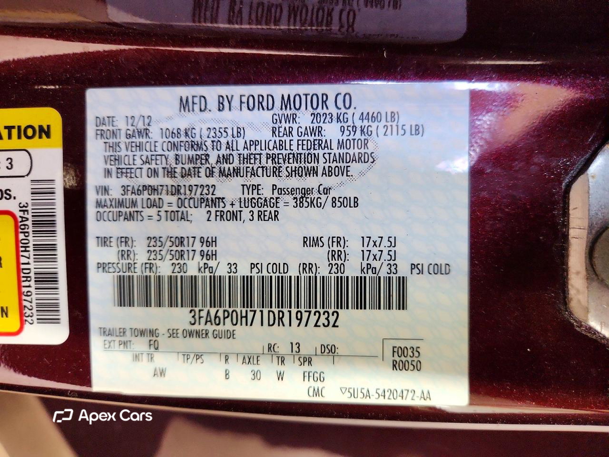 Ford Fusion 2013