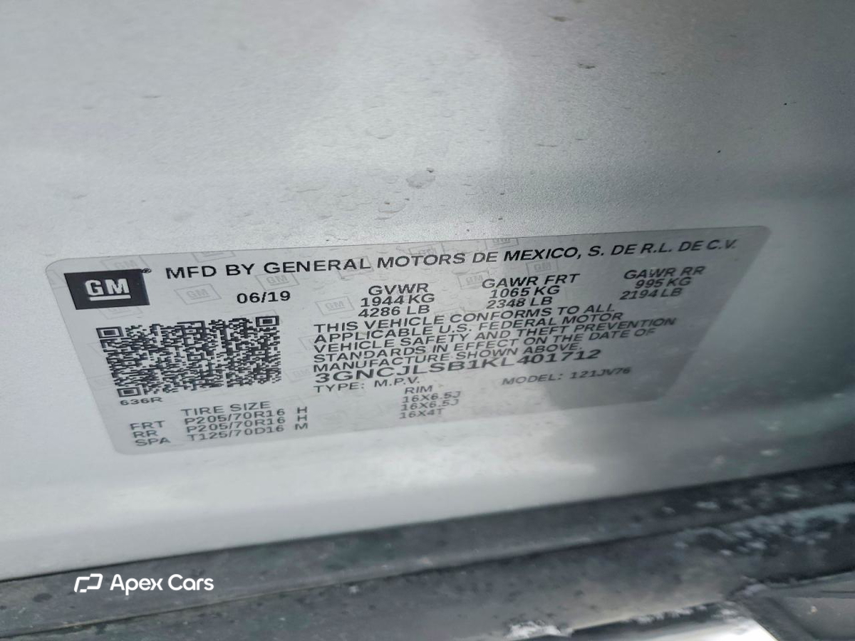 Chevrolet Trax 2019