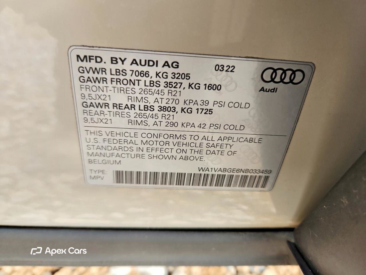 Audi e-tron 2022