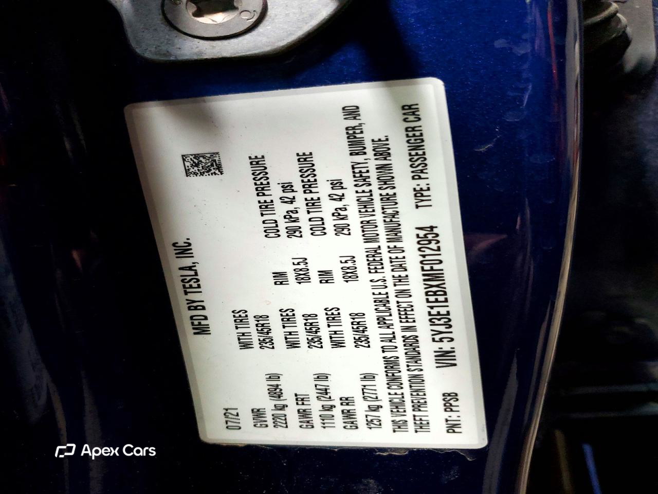 Tesla Model 3 2021