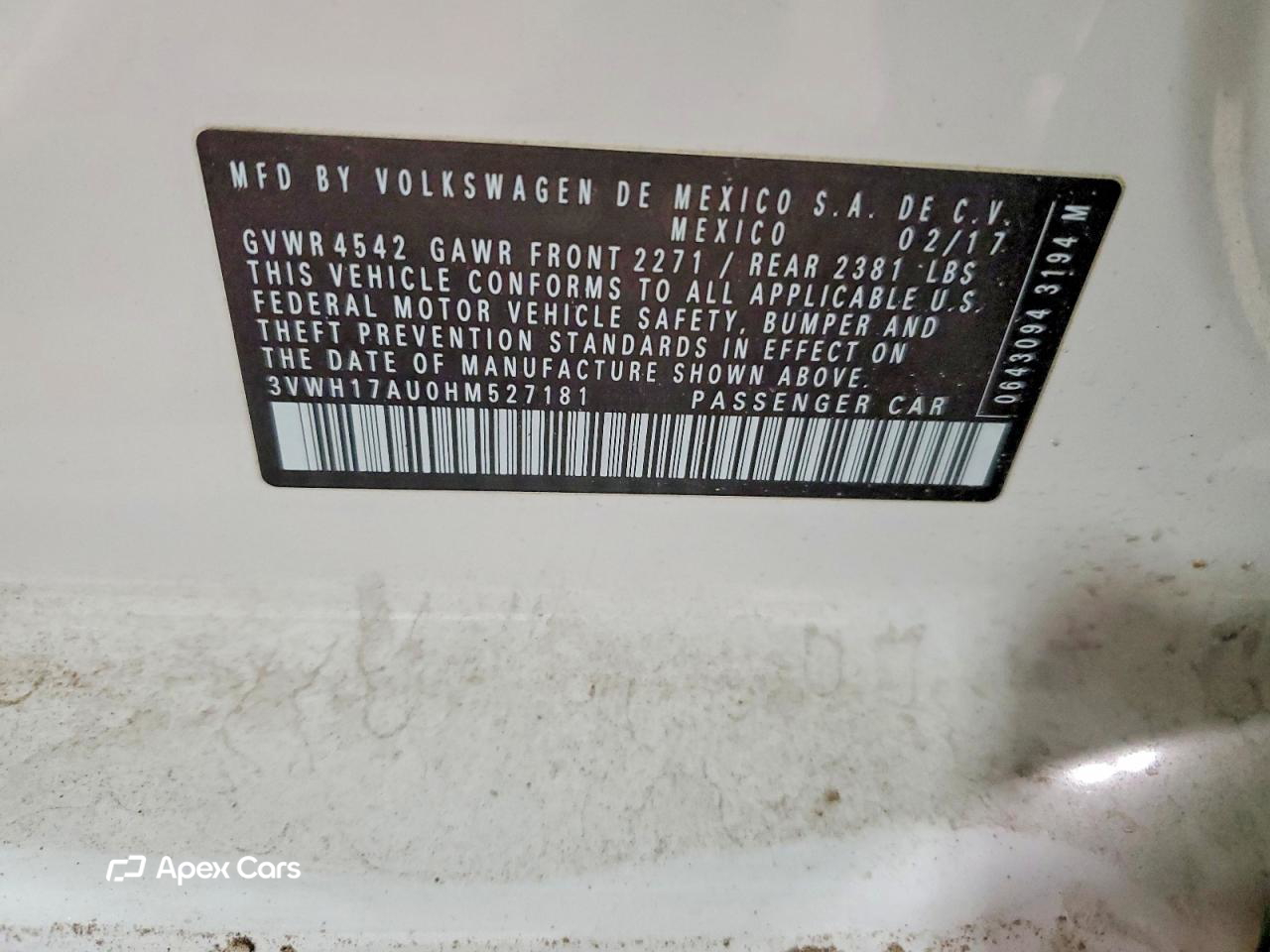 Volkswagen Golf 2017