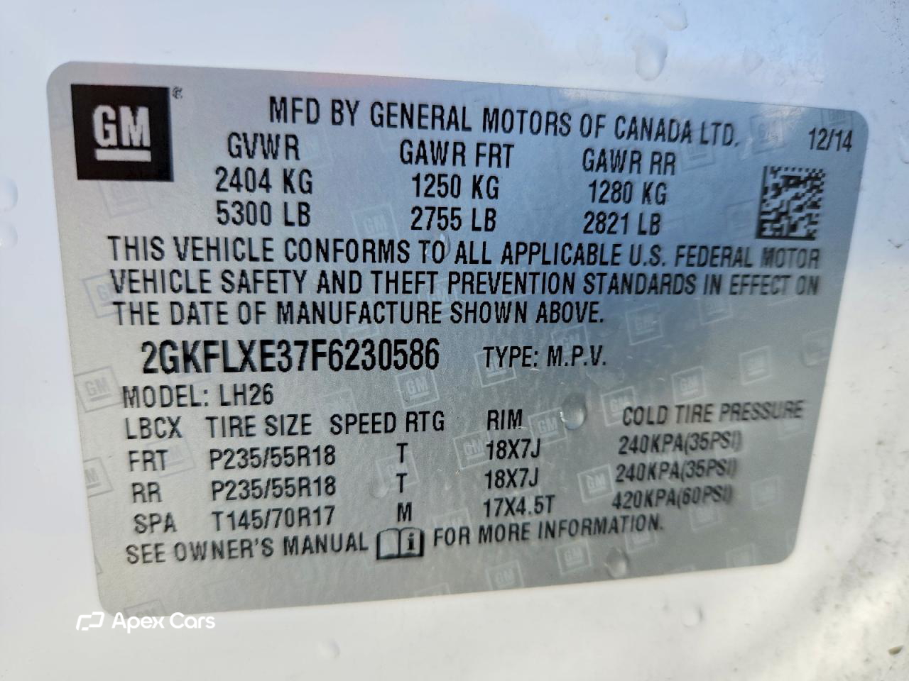 GMC Terrain 2015