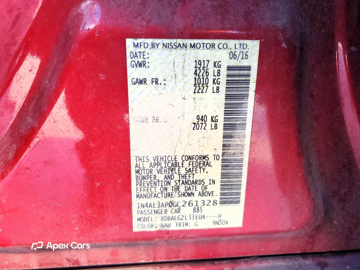 Nissan Altima 2016