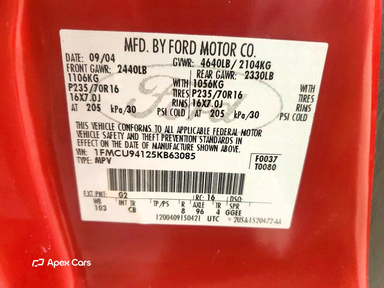 Ford Escape 2005