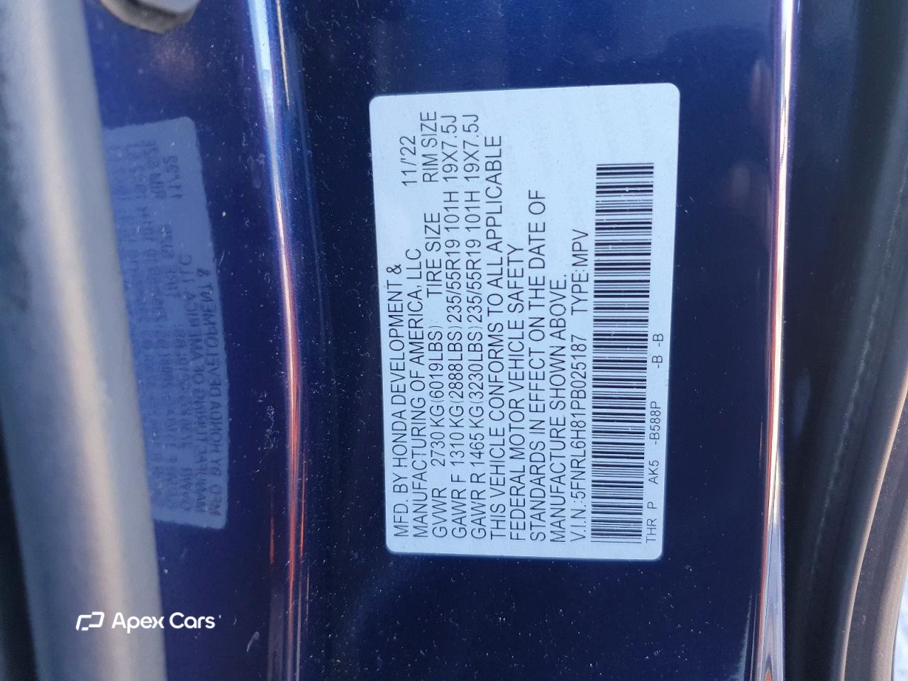 Honda Odyssey 2023