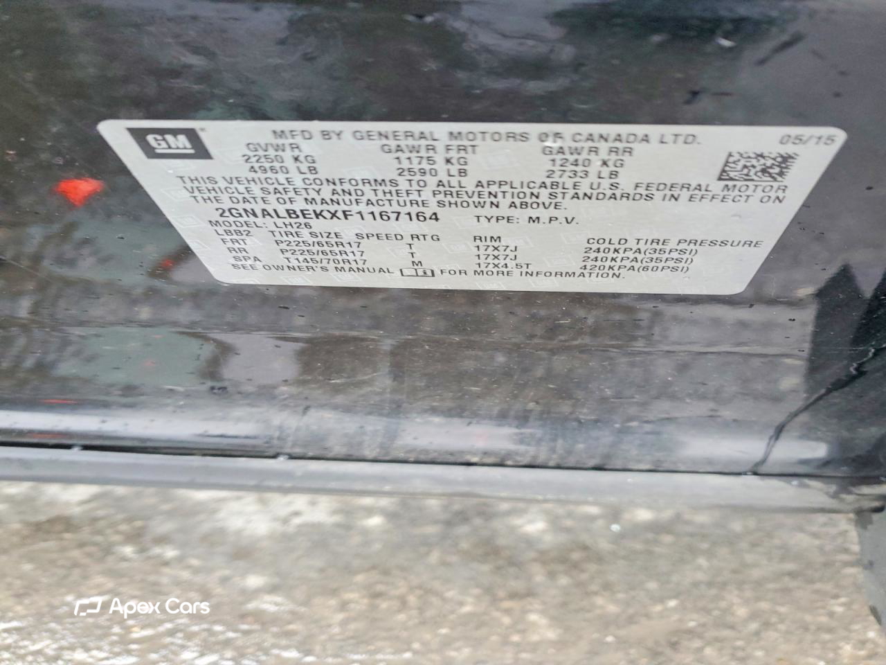 Chevrolet Equinox 2015