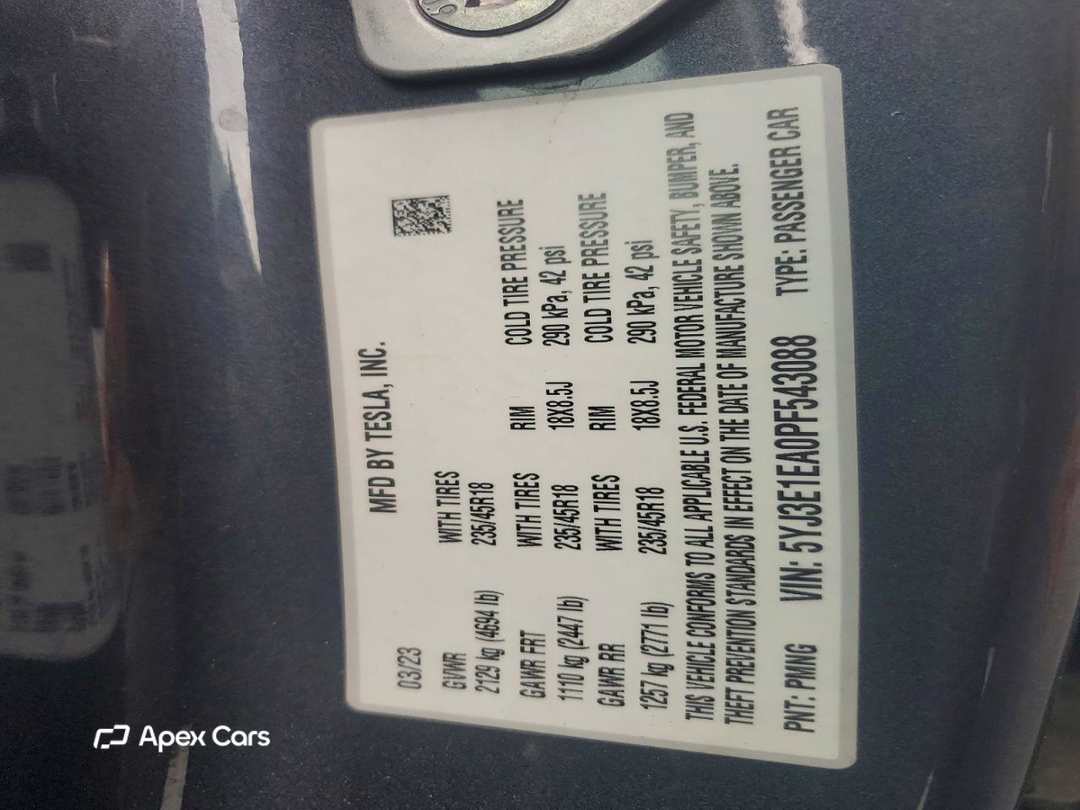 Tesla Model 3 2023