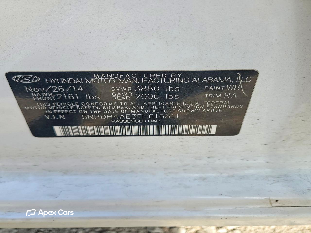 Hyundai Elantra 2015