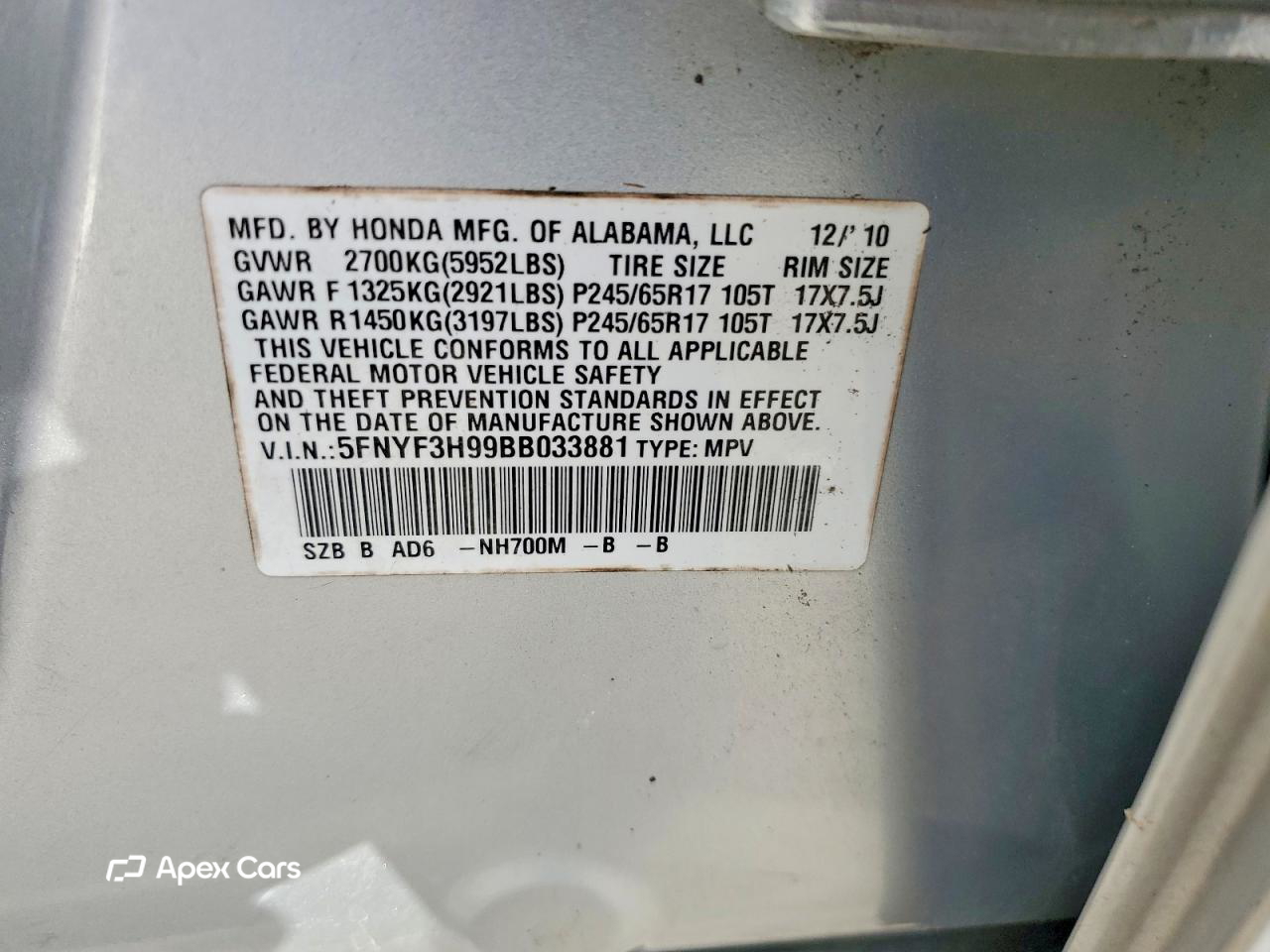 Honda Pilot 2011