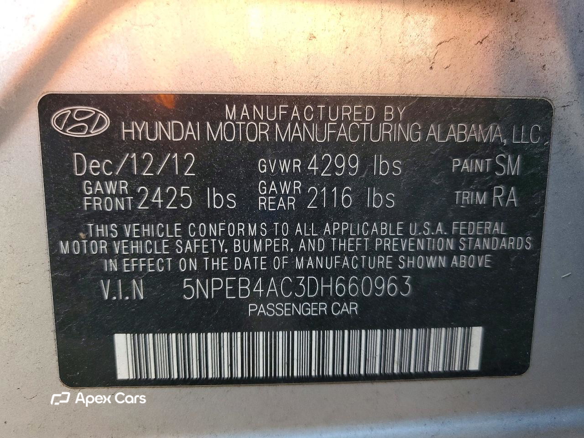 Hyundai Sonata 2013
