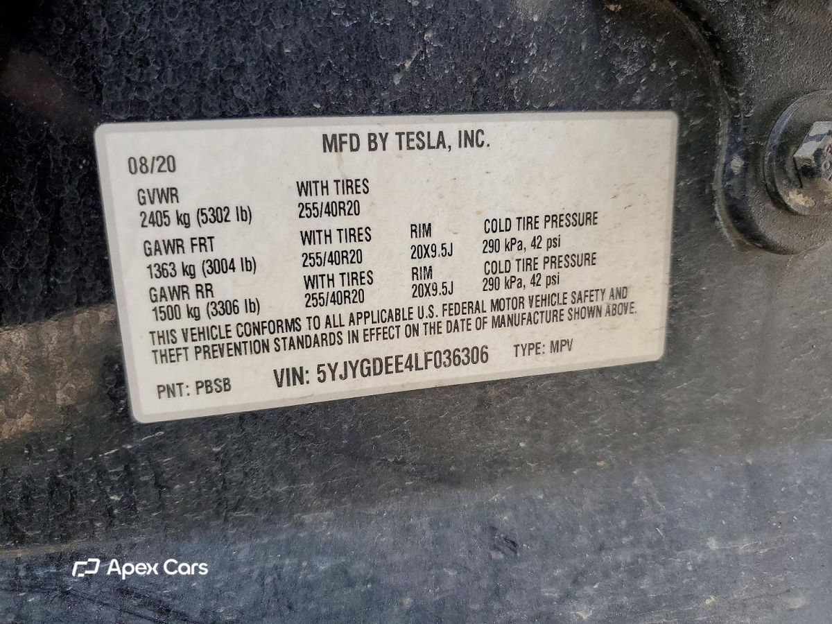 Tesla Model Y 2020