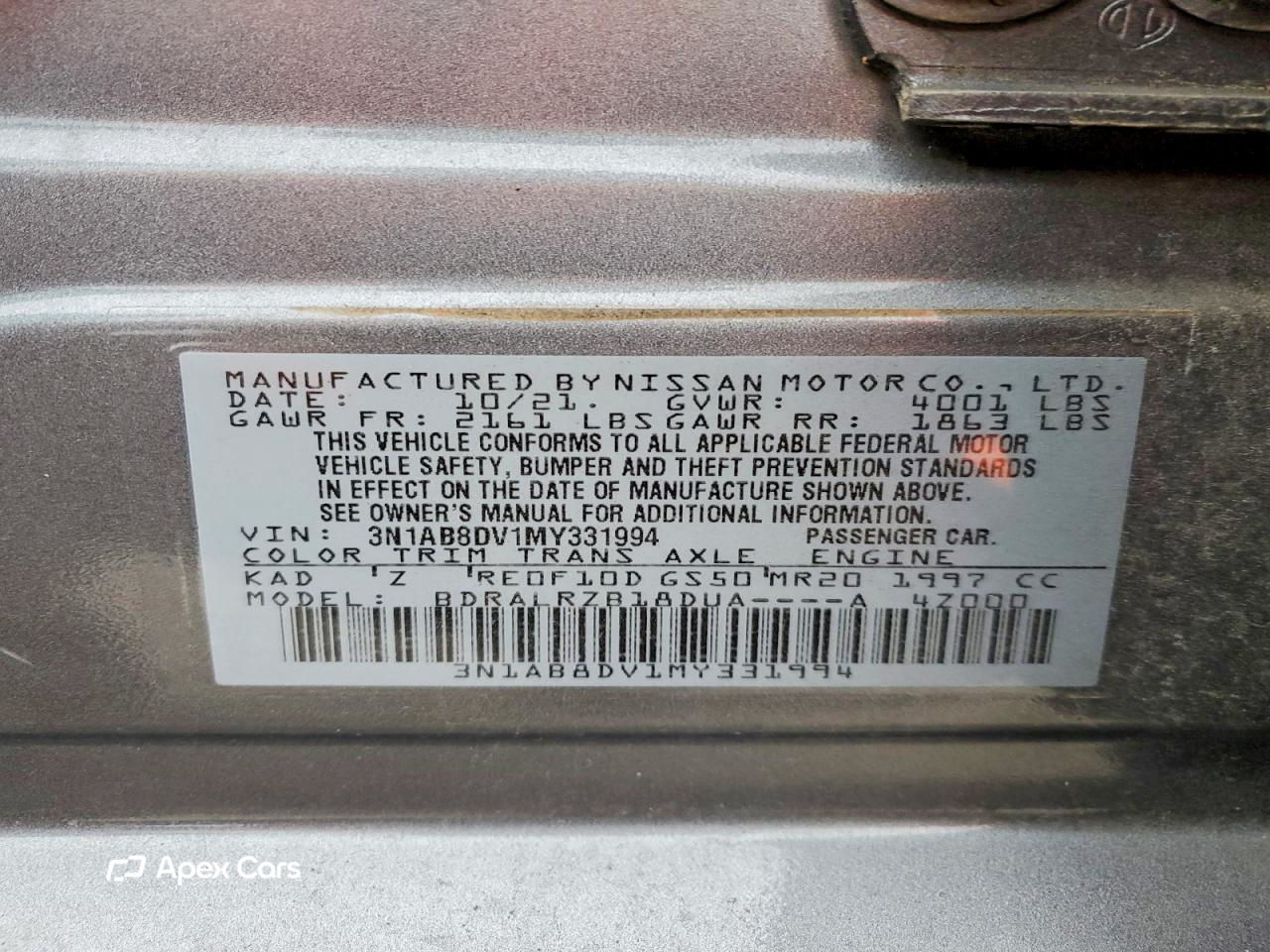 Nissan Sentra 2021