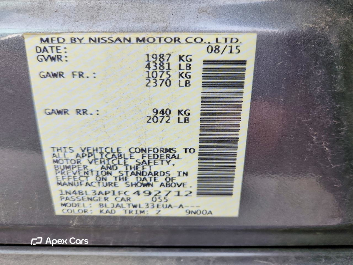 Nissan Altima 2015