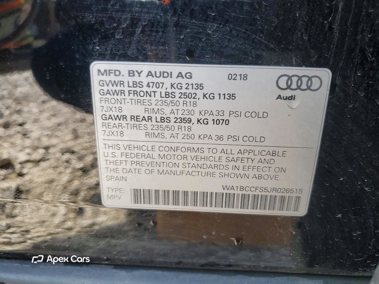 Audi Q3 2018